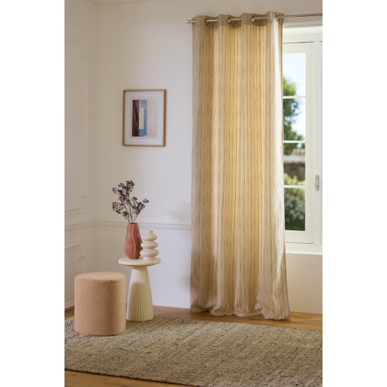 Rideau Celeste Rayures Beige