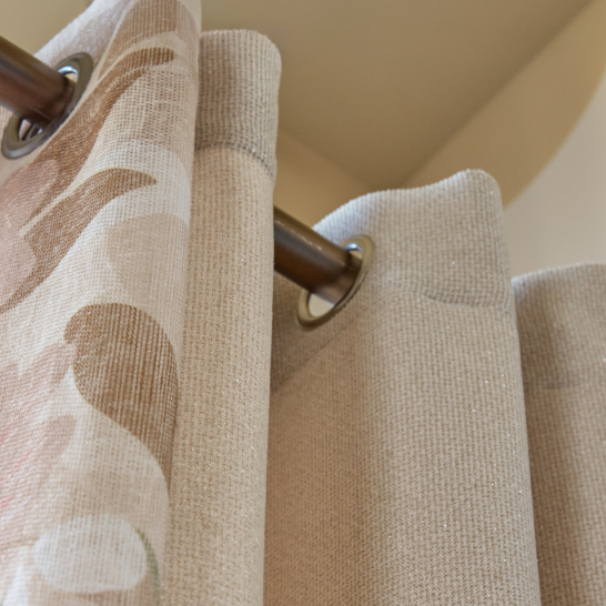 Rideau Stella Paillete Beige